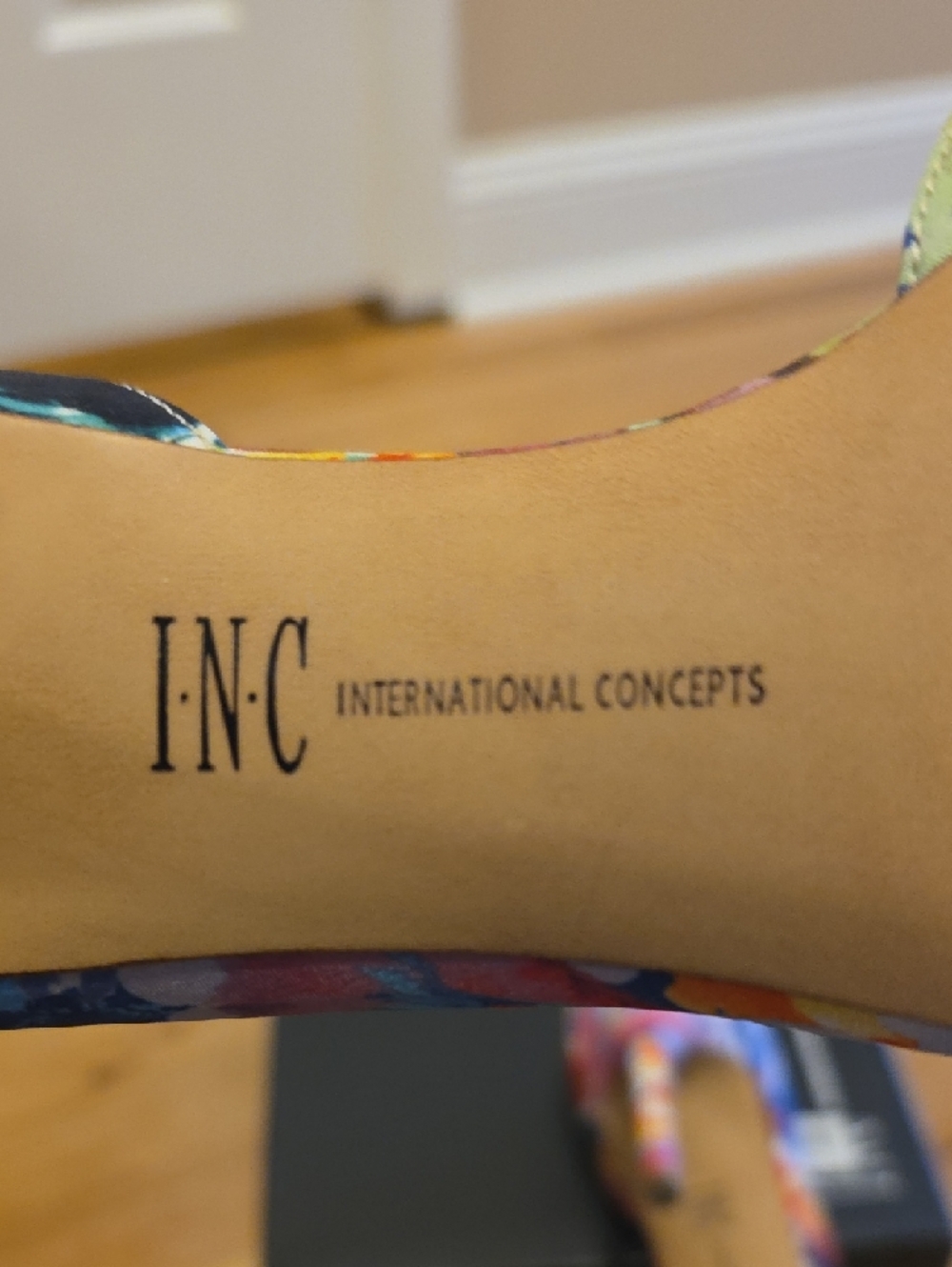INC International Concepts Floral Multicolor Pointed-Toe Heels - Picture 4 of 6